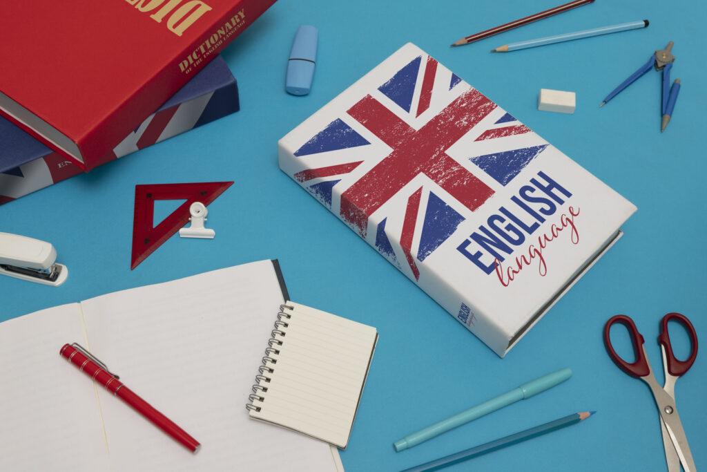 english-book-notebook-high-angle